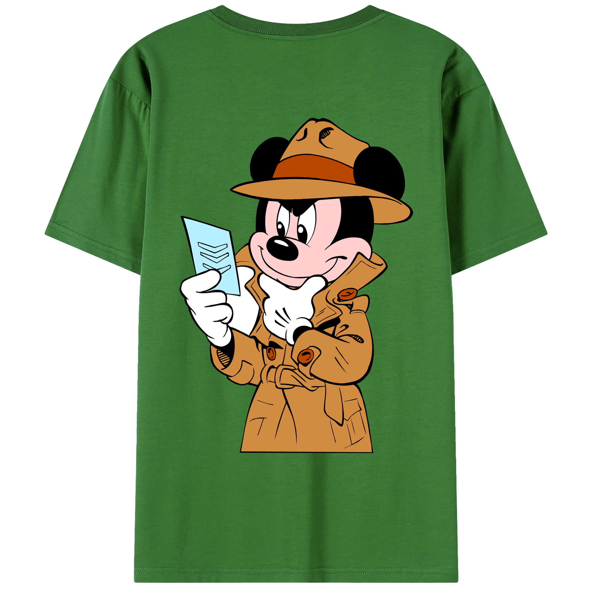 （画像用） ミッキーマウス Mickey Mouse レディース半袖Tシャツ(バックプリント)